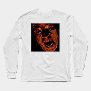 Dracula in for the kill - hard light version (Claes Bang) Long Sleeve T-Shirt